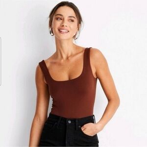 a new day Brown Women's Bodysuit